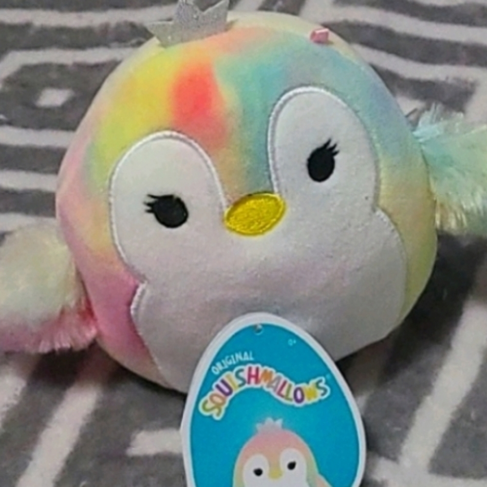Tie Dye Penguin Squishmallow